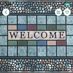 Nice color door mat